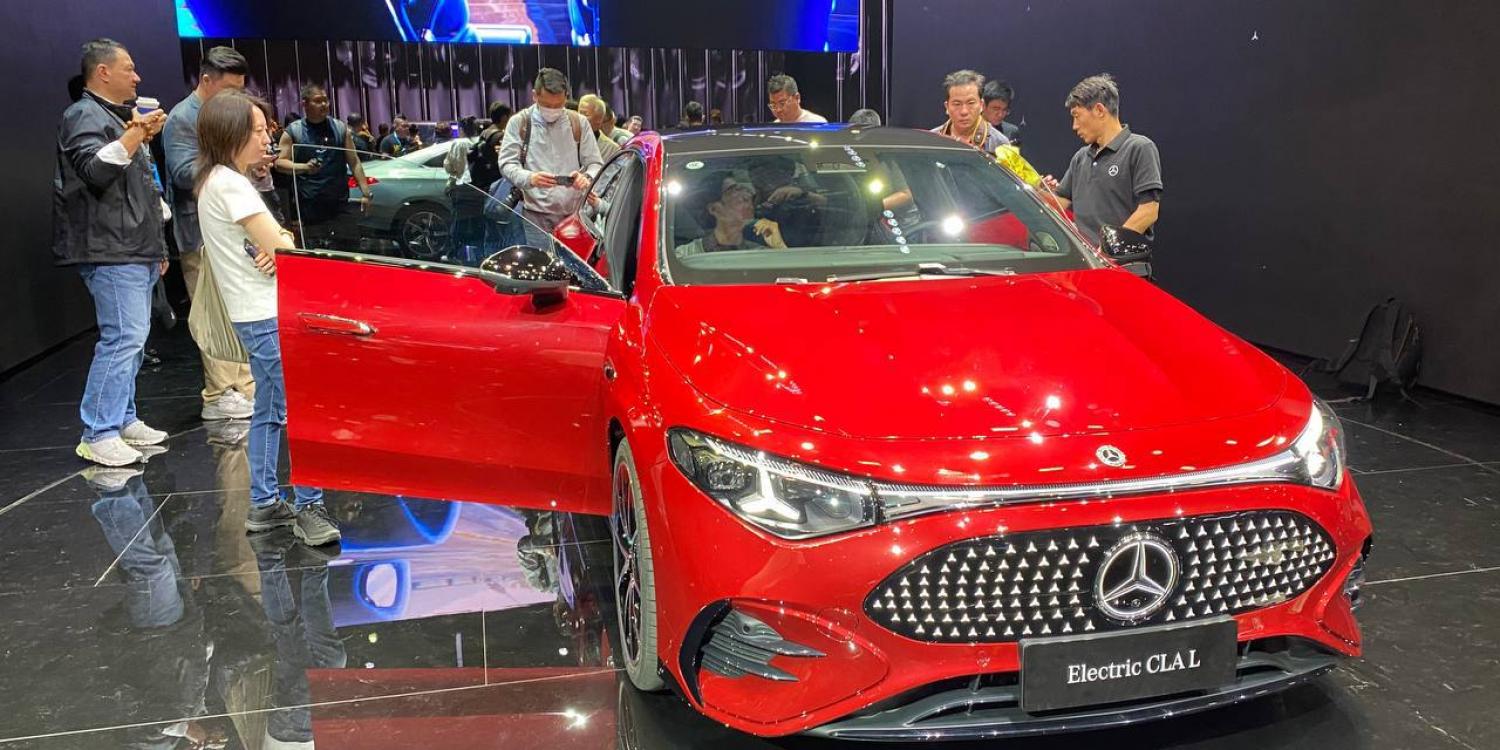 Mercedes показал серийную новинку в Шанхае